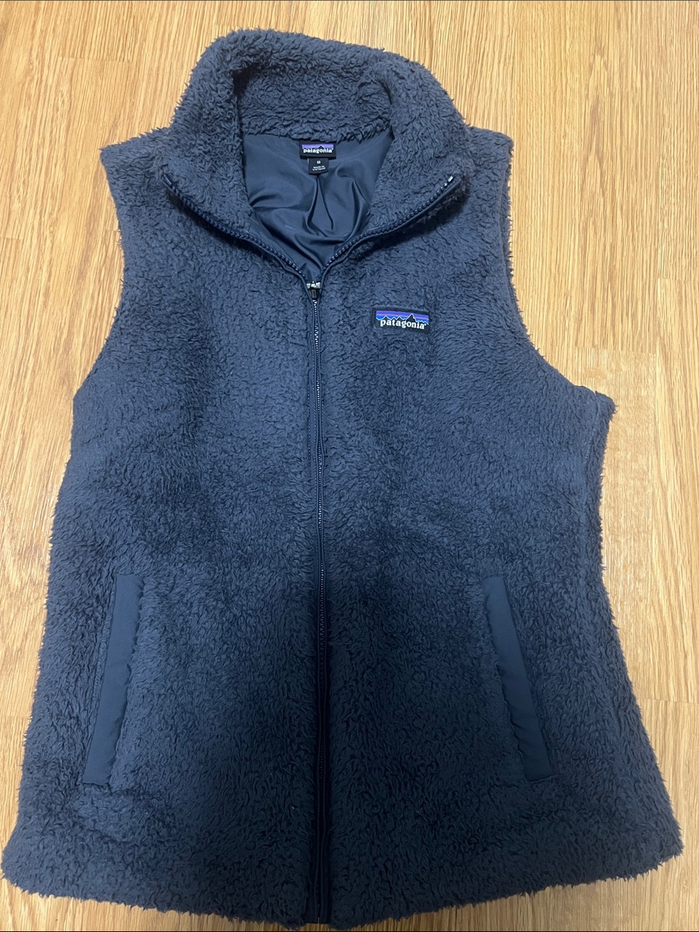 Patagonia woman’s grey Sherpa Fleece Vest
